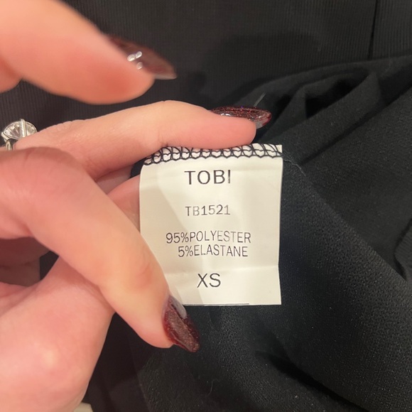 Tobi Black Sleeveless Mini Dress - Picture 4 of 7